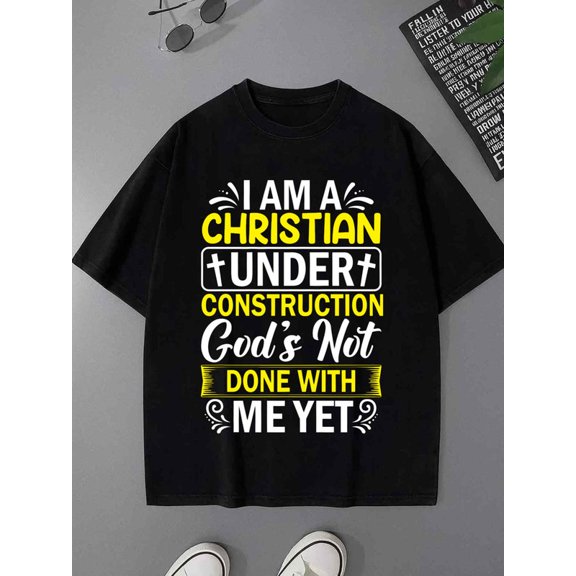 Christian Pride Tee for men lover 180G 100% Cotton black y2k heart Original Unisex Shirt Cotton tshirts Fashion Unisex Shirt Graphic tshirts Vintage Unisex Shirt Crewneck tshirts
