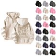 thumbnail image 1 of Christian Quarter Zip Hoodie for Women 2025 Fall Winter Long Sleeve Graphic Hooded Sweatshirt Pullover Tops, 1 of 1