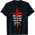 thumbnail image 1 of Christian Quote Faith Jeremiah 29.11 T-Shirt Black Small, 1 of 4