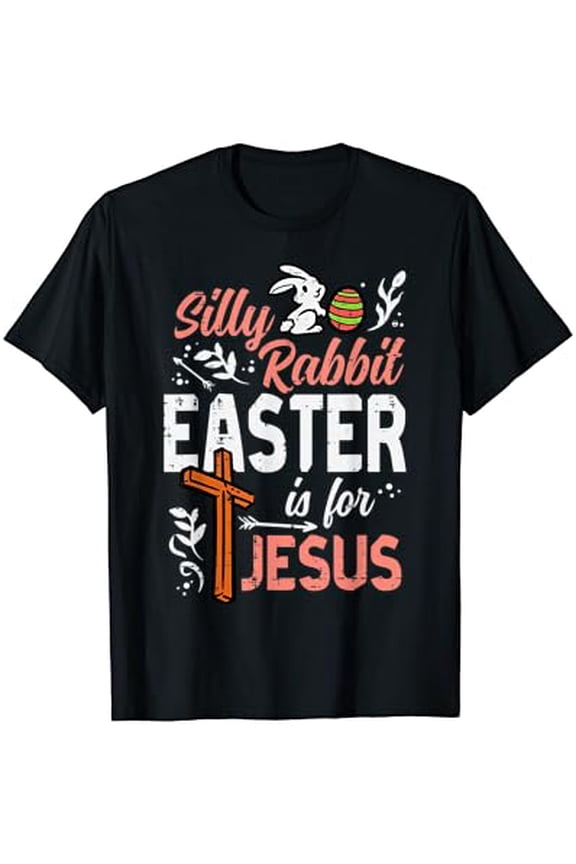 Christian Rabbit For Christ Men Boys Teen T-Shirt