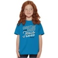 thumbnail image 1 of Christian Raised Jesus Religion Girls Kids T Shirt Tees Teen Brisco Brands S, 1 of 6