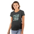 thumbnail image 1 of Christian Raised Jesus Religion Womens Slim Fit Graphic Tee Brisco Brands S, 1 of 5