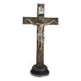 thumbnail image 1 of Christian Religious Accent INRI Jesus Christ Crucifix Desktop Cross Figurine, 1 of 9