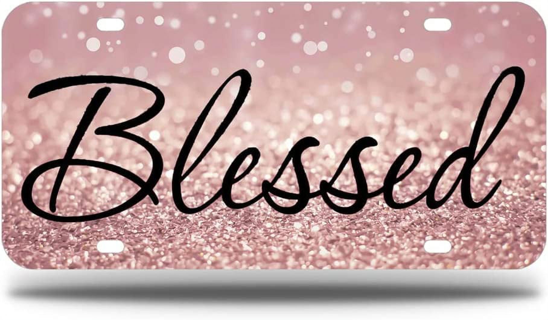 Christian Religious Blessed License Plate,Car Front License Plates with