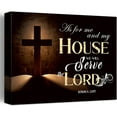 thumbnail image 1 of Christian Religious Canvas Wall Art,As for Me and My House We Will Serve the Lord Joshua 24:15 Bible Verses Canvas Poster Print Wall Decor,Scripture Home Office Bedroom Decoration, 1 of 6