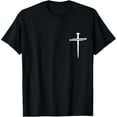 thumbnail image 1 of Christian Religious Crist Three Nails Cross T-Shirt, 1 of 5