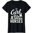 thumbnail image 1 of Christian Religious Girl Runs On Jesus T-Shirt, 1 of 4