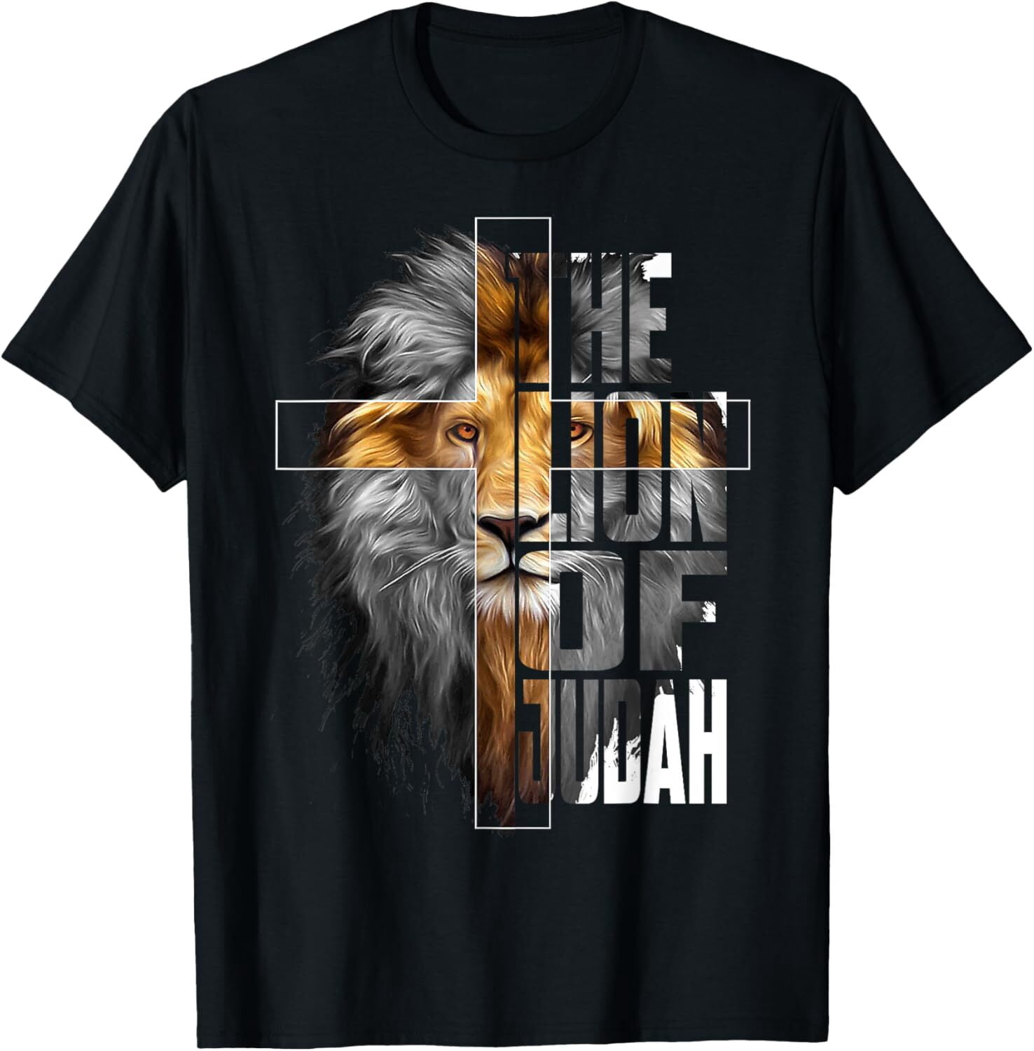 Christian Religious Jesus The Lion Of Judah Easter Yeshua T-Shirt ...