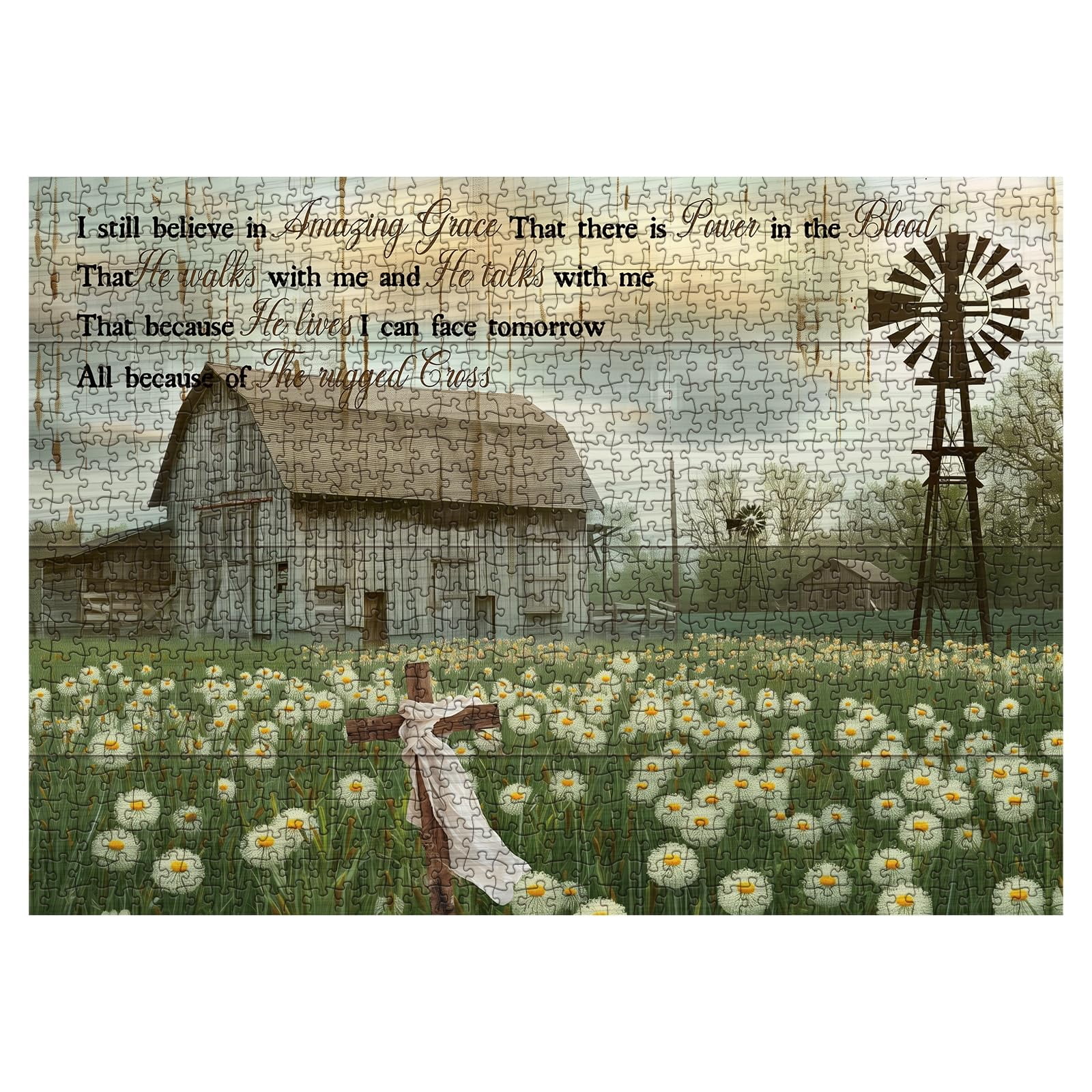 Christian Religious Puzzles for STF9 Adults 1000 Pieces, Nature Bible ...