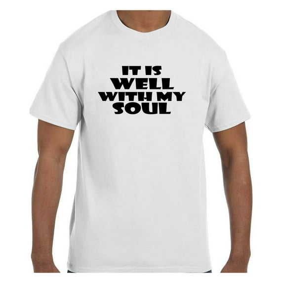 Christian Religous Easter Tshirt It Is Well With My Soul