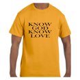 thumbnail image 1 of Christian Religous Easter Tshirt Know God Know Love, 1 of 1