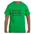 thumbnail image 1 of Christian Religous Easter Tshirt Know God Know Love, 1 of 1