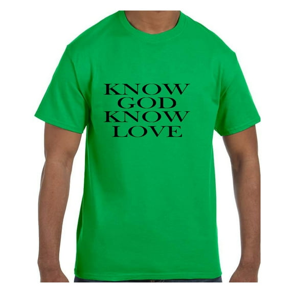 Christian Religous Easter Tshirt Know God Know Love