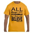 thumbnail image 1 of Christian Religous Tshirt All Things Are Possible Mark 9:23, 1 of 1