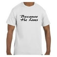 thumbnail image 1 of Christian Religous Tshirt Easter Because He Lives Jesus, 1 of 1