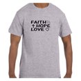 thumbnail image 1 of Christian Religous Tshirt Faith Hope Love, 1 of 1