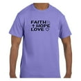 thumbnail image 1 of Christian Religous Tshirt Faith Hope Love, 1 of 1