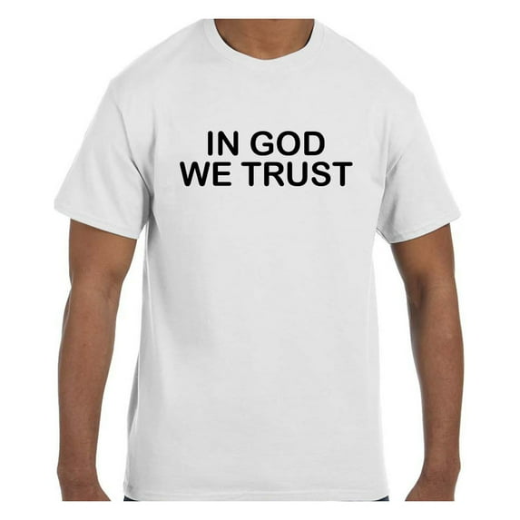 Christian Religous Tshirt In God We Trust