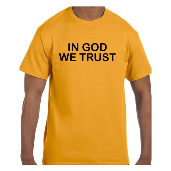 Christian Religous Tshirt In God We Trust