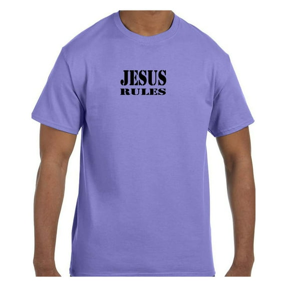 Christian Religous Tshirt Jesus Rules