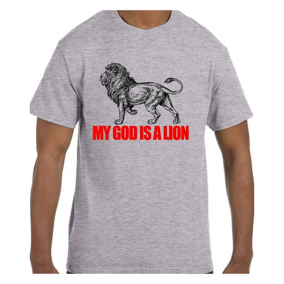 Christian Religous Tshirt My God Is A Lion