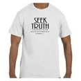 thumbnail image 1 of Christian Religous Tshirt Seek Truth Proverbs 8:17, 1 of 1