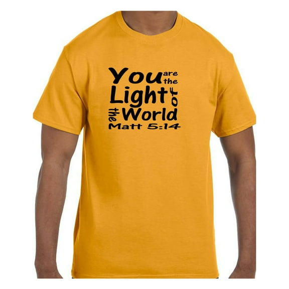 Christian Religous Tshirt You Are the Light of the World