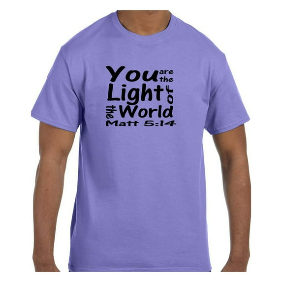 Christian Religous Tshirt You Are the Light of the World