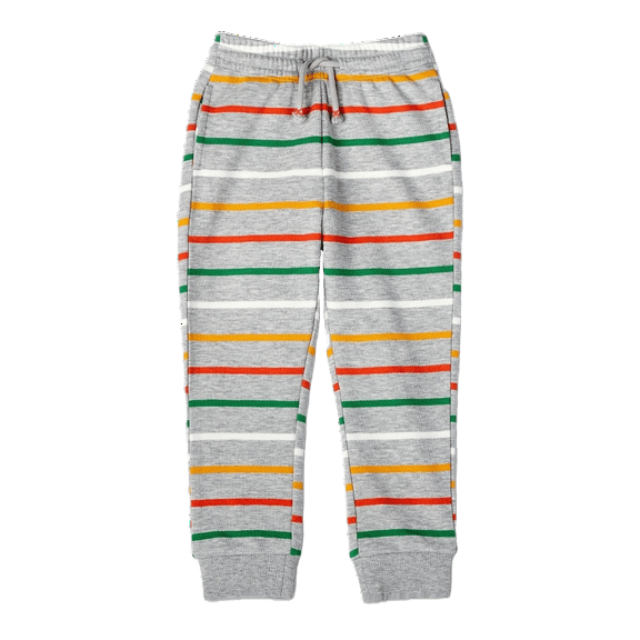 Christian Robinson x Target Toddler Striped Jogger Pants- (Gray, 5T)