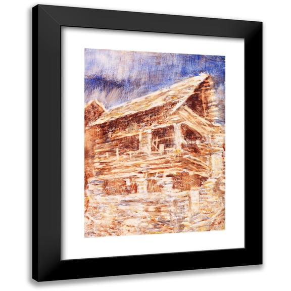 Christian Rohlfs 11x14 Black Modern Framed Museum Art Print Titled - Haus in Bosco (1933)
