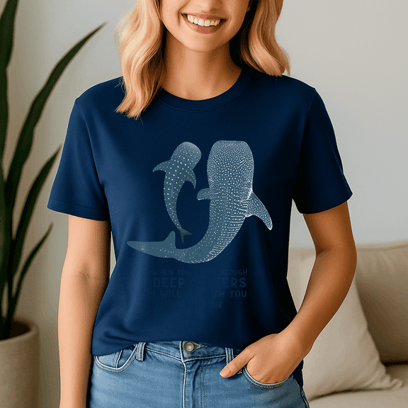 Christian Scripture Jesus Ocean Isaiah Vintage Whale Shark Shirt, Jesus Shirt, Easter Shirt, Christian Easter TShirt,He Has Rizzen Tee