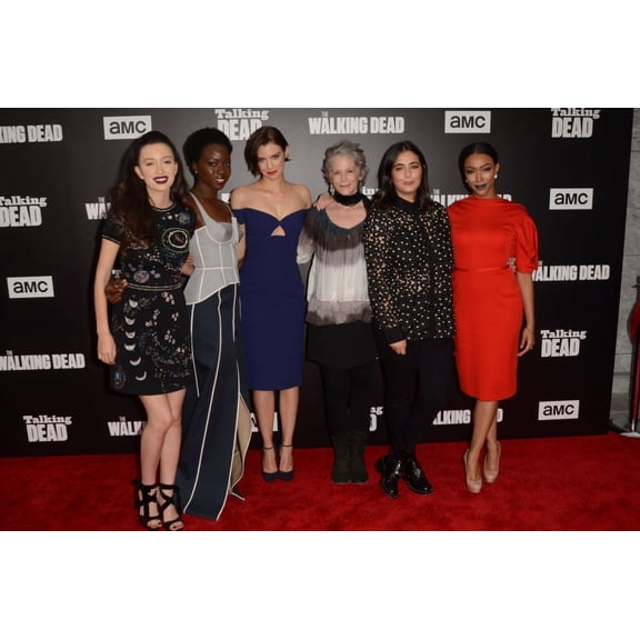 Christian Serratos, Danai Gurira, Lauren Cohan, Melissa Mcbride, Alanna Masterson, Sonequa Martin At Arrivals For Amc Presents Live Special Edition Of The Walking Dead'S Talking Dead, Hollywood