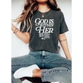 thumbnail image 1 of Christian Shirt, God Is Within Her She Will Not Fall Shirt, Bible Verse Gifts For Mothers Day, Women'S Religious Shirt, 1 of 5