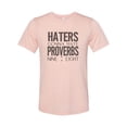 thumbnail image 1 of "Christian Shirt, Hater Gonna Hate, Sublimation T, Christian Apparel, Christian Tees, Religious, Gift For Him, Jesus Tee, Mom Shirt, Jesus T, Peach, LARGE", 1 of 1