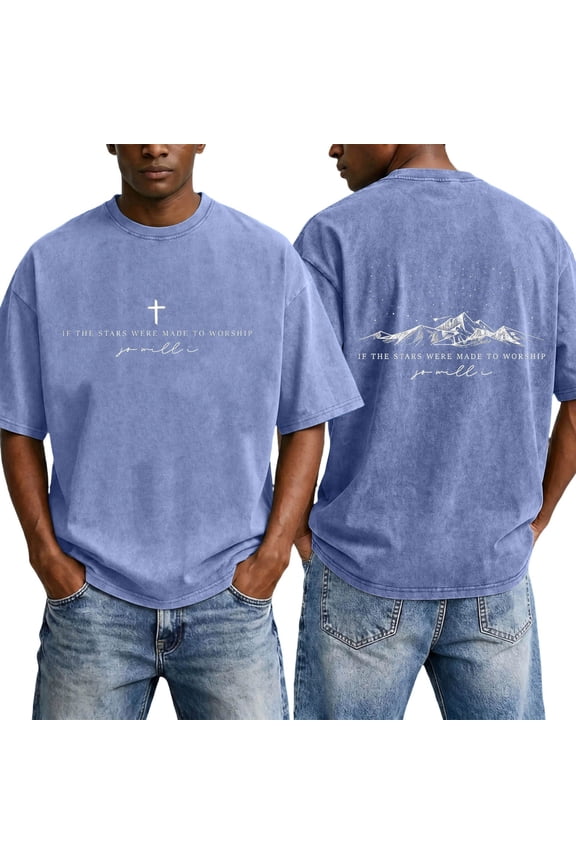 Christian Shirt for Men Women Faith Jesus Cross Bible Verse Shirts Oversized Vintage God Graphic Tee Top