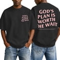 thumbnail image 1 of Christian Shirt for Men Women Faith Jesus Cross Bible Verse Shirts Oversized Vintage God Graphic Tee Top, 1 of 5