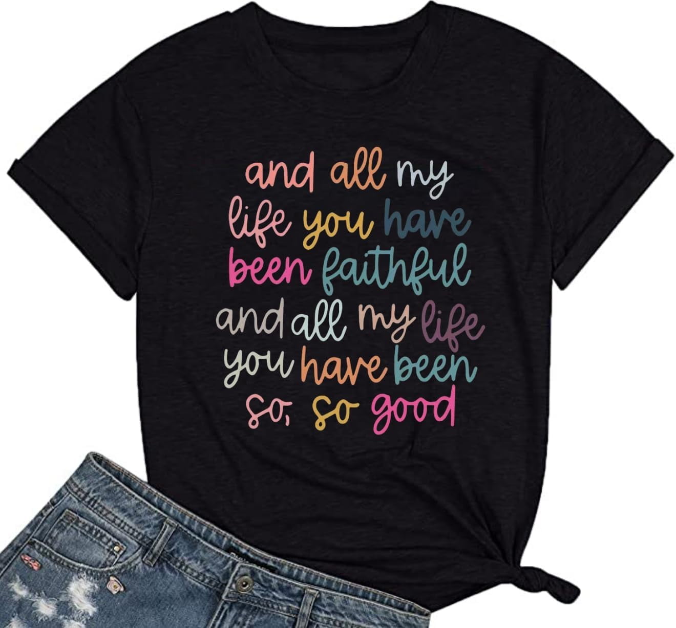 Christian Shirt for Women Bible Verse Tops Religious Faith Tee ...