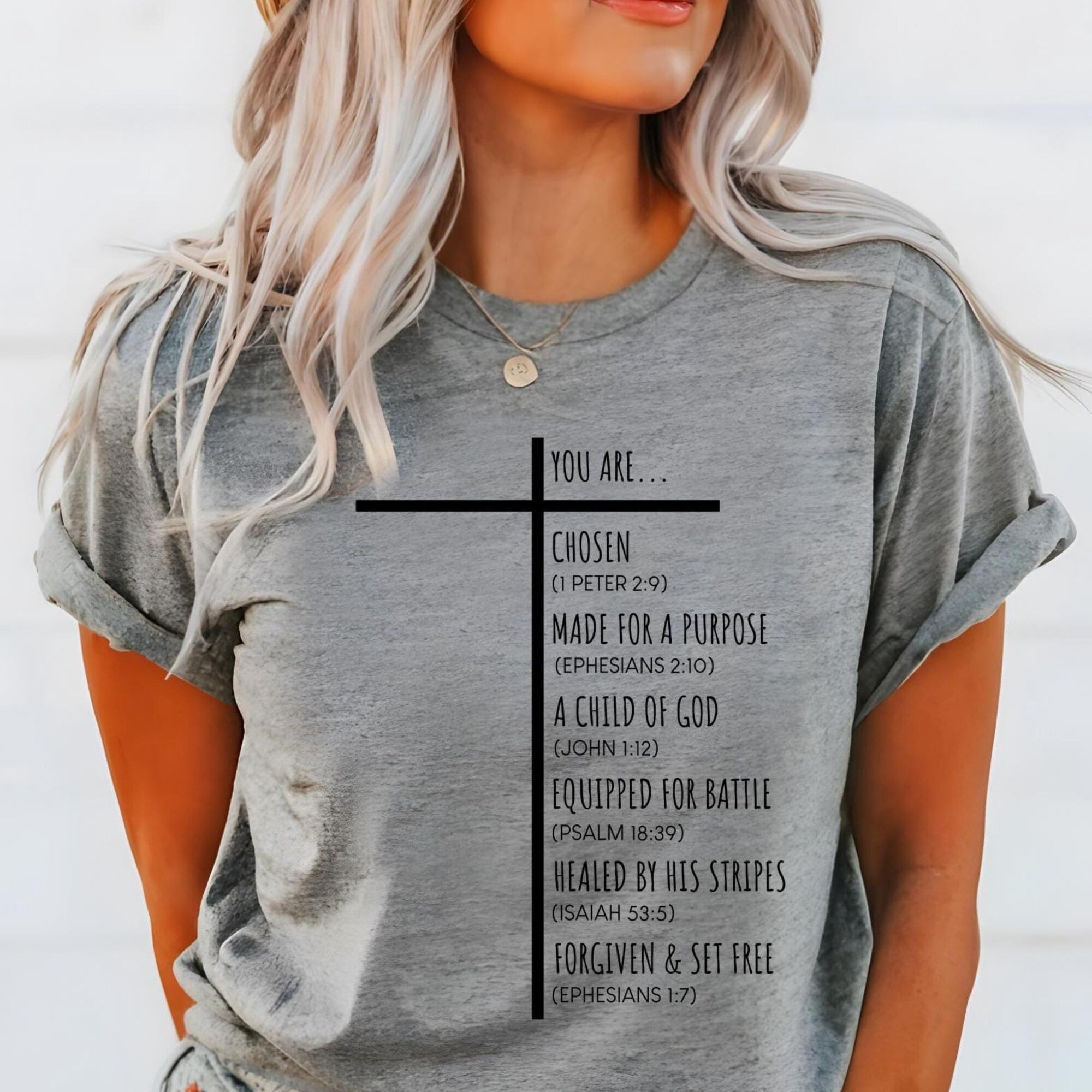 Scripture Tees Christian Shirt for Women Scripture Shirts Men Religious Shirt ...