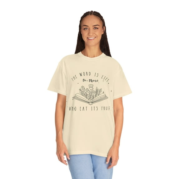 Christian Shirts Christian Merch Worship Leader Gift Faith Based Shirt Bookish Merch Bible Verse Shirts Comfort Color Wildflower Shirt