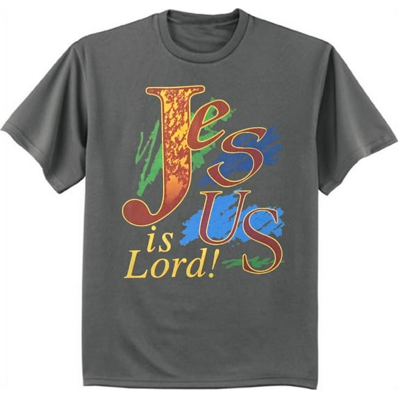 Christian Shirts Gifts Mens Graphic Tees Jesus Is Lord