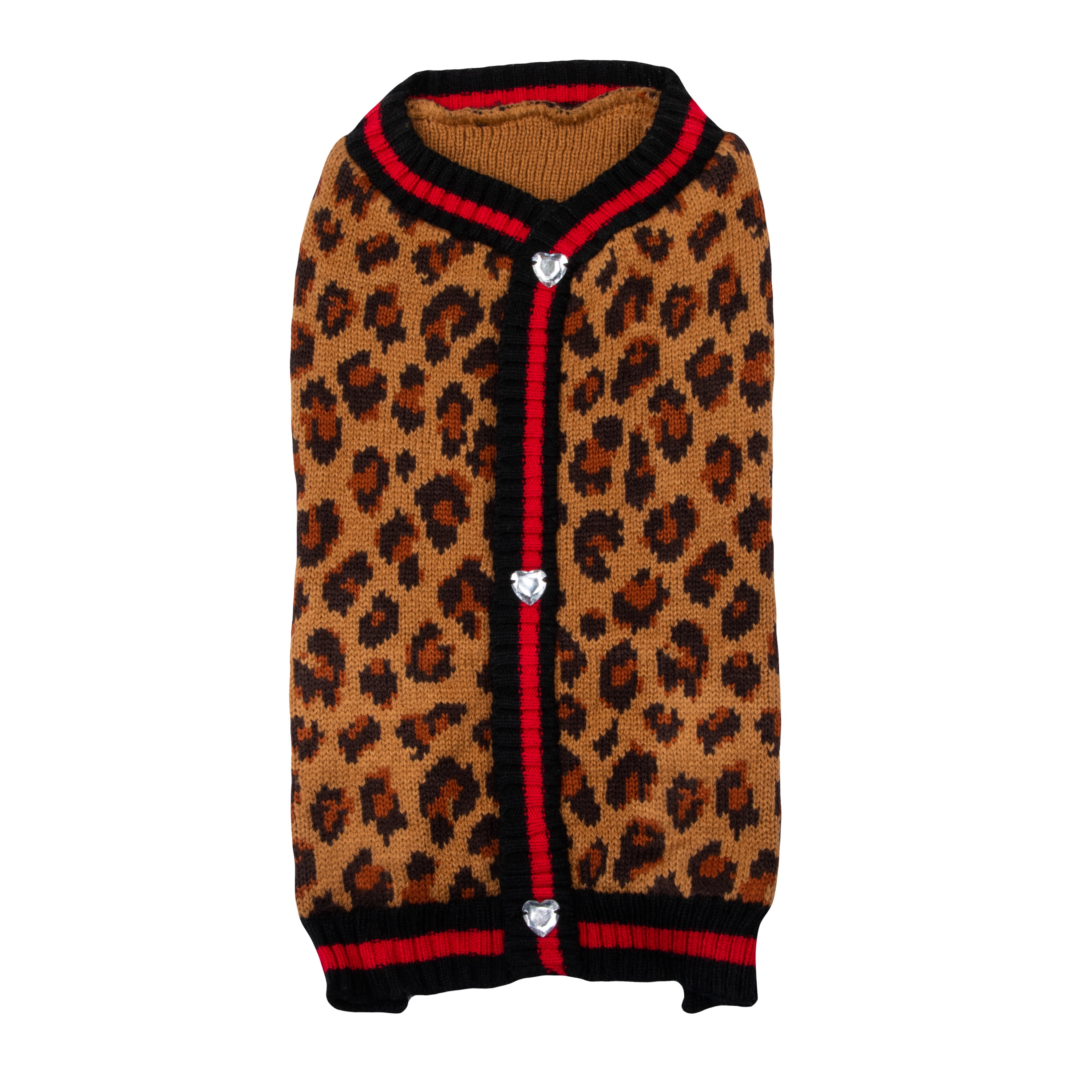 Christian Siriano, Dog Clothes, Animal Print Dog or Cat Sweater, Multi-Colored, S - Walmart.com