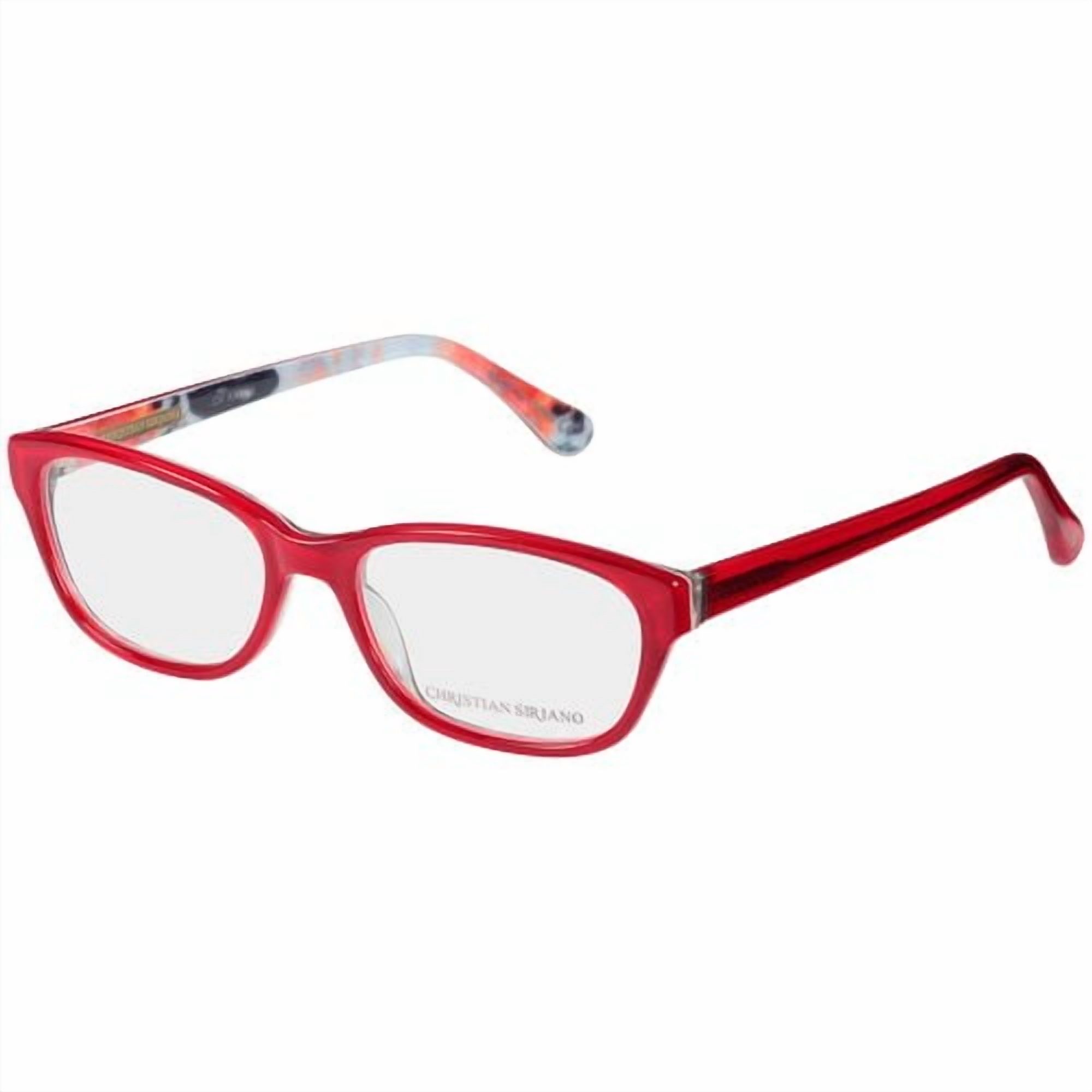Christian Siriano Eyeglass Frames, Karly--Red Print