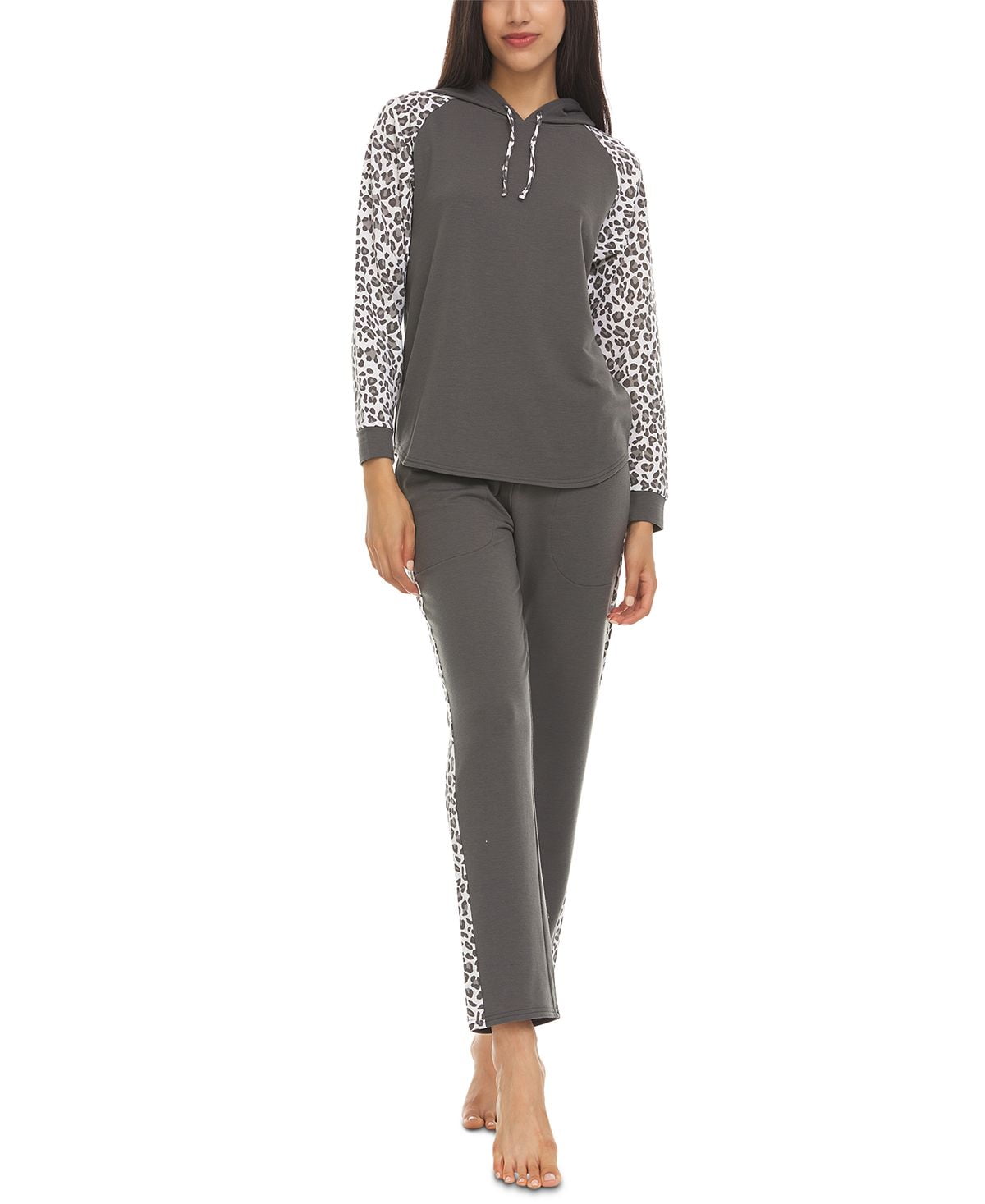 CHRISTIAN SIRIANO New York Hoodie Lounge Set Charcoal Size Small