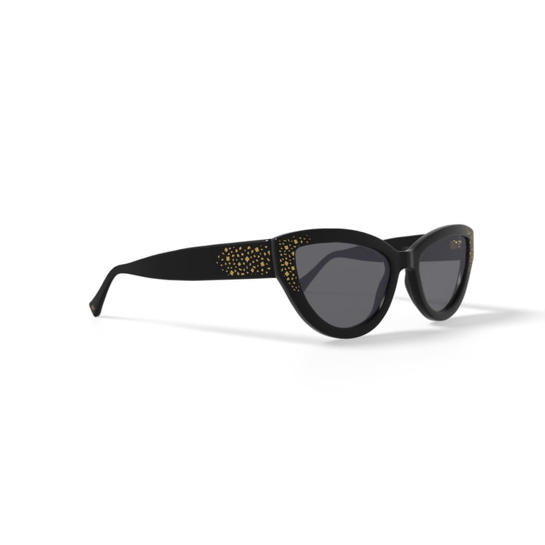 Christian Siriano Black Cat-Eye Sunglasses New in Case Christian Siriano Hutton Chunky Cat Eye Plastic Sunglasses  main image 3