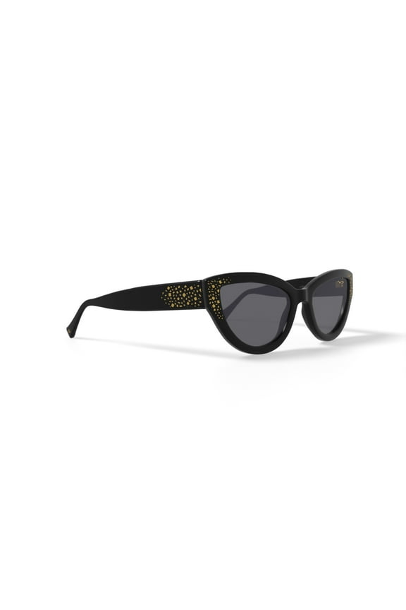 Rx'able Womens Sunglasses, Penelope, Black, 54.5-19.0-141