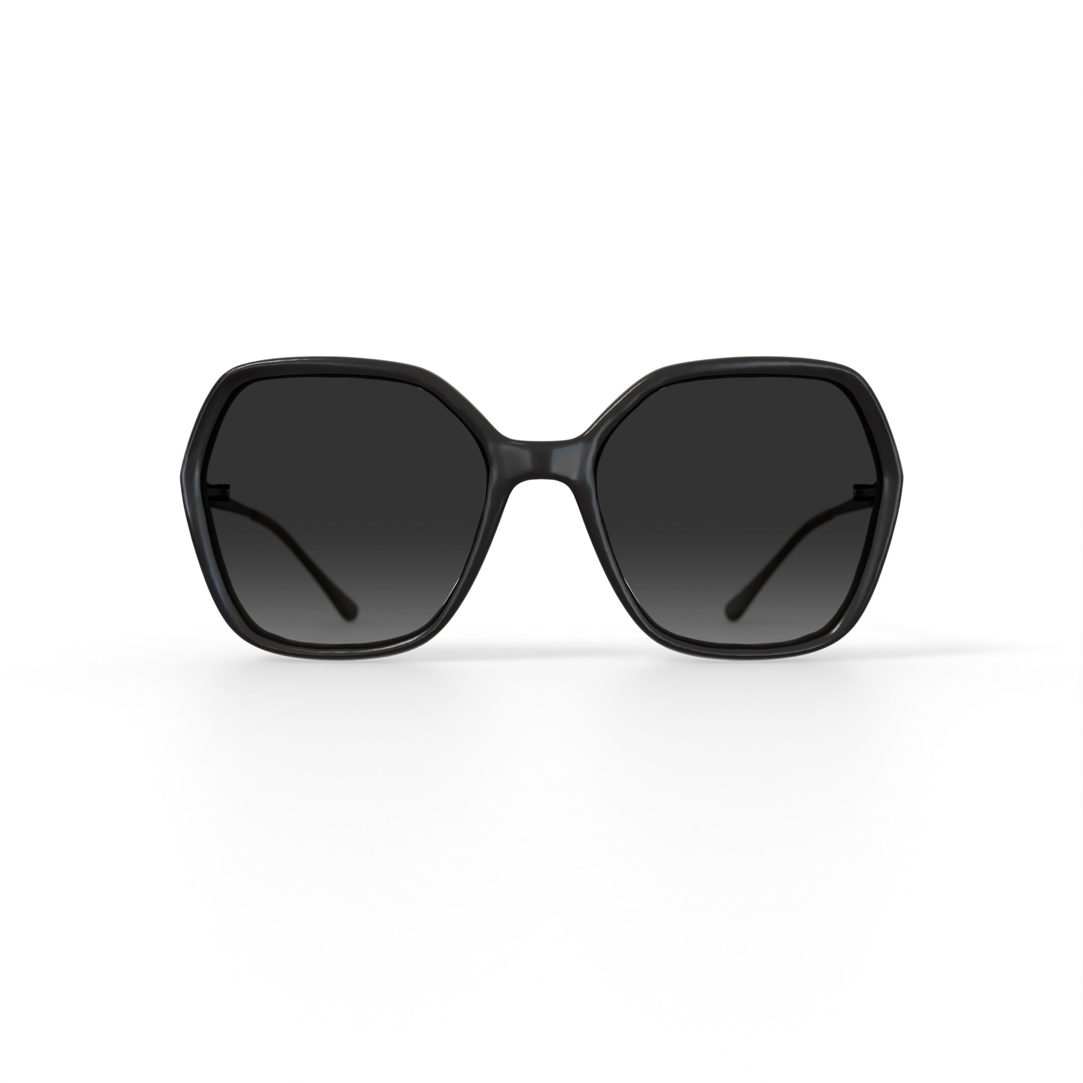 Christian Siriano Rx'able Womens Sunglasses, Ursula, Grey Tortoise, 56.5-18.5-144