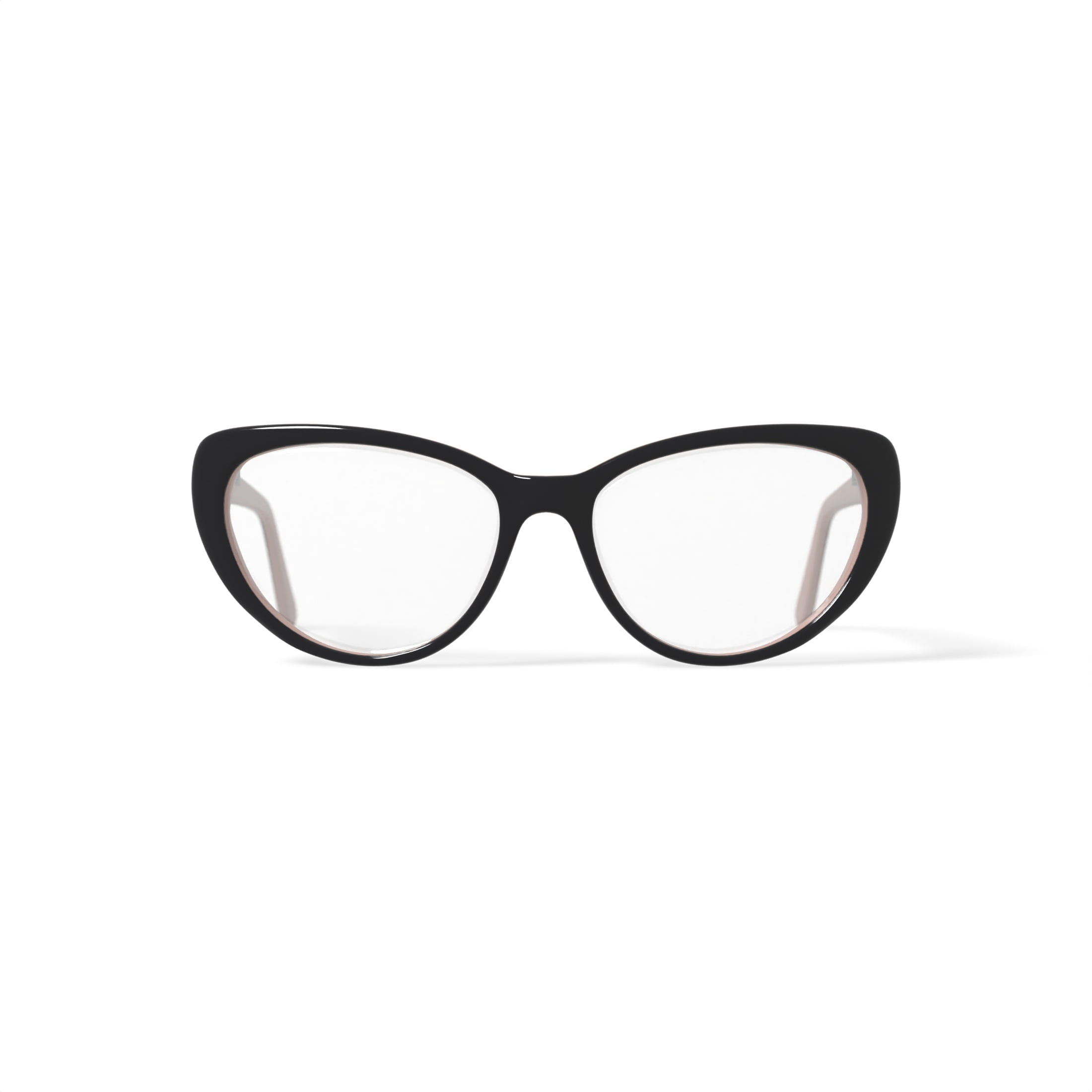 Christian Siriano Women's Rose Cat Eye Prescription Eyeglasses with Case, Black