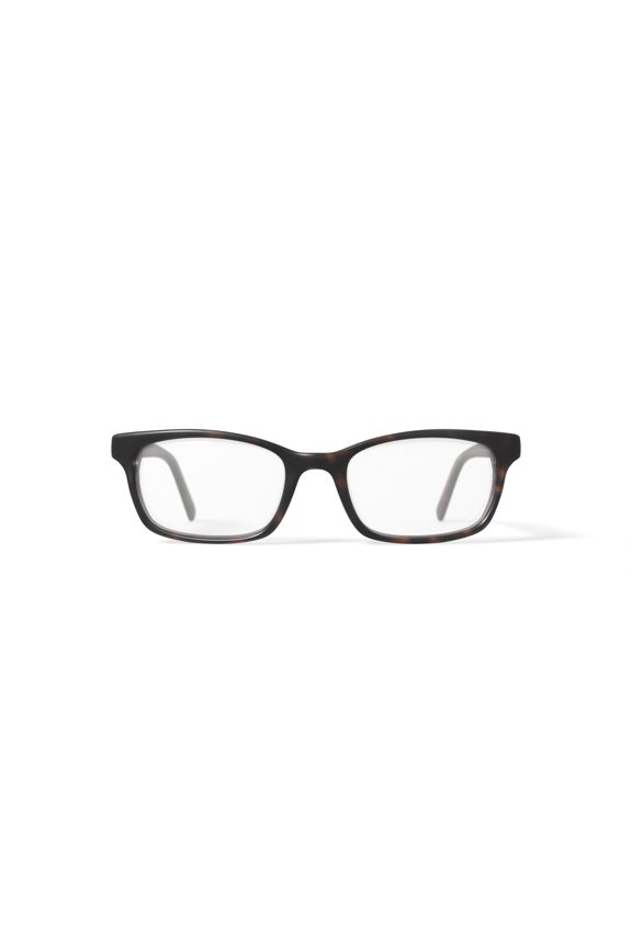 Women's Estella Rectangular Prescription Eyeglasses with Case, Brown Tortoise