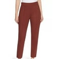 thumbnail image 1 of Christian Siriano Womens Ponte Pant (Rum Raisin, Small), 1 of 2