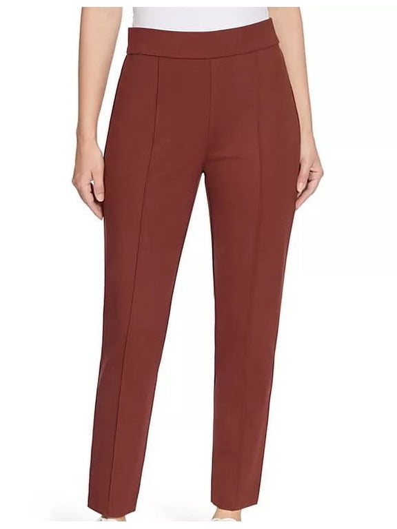 Womens Ponte Pant (Rum Raisin, XS)